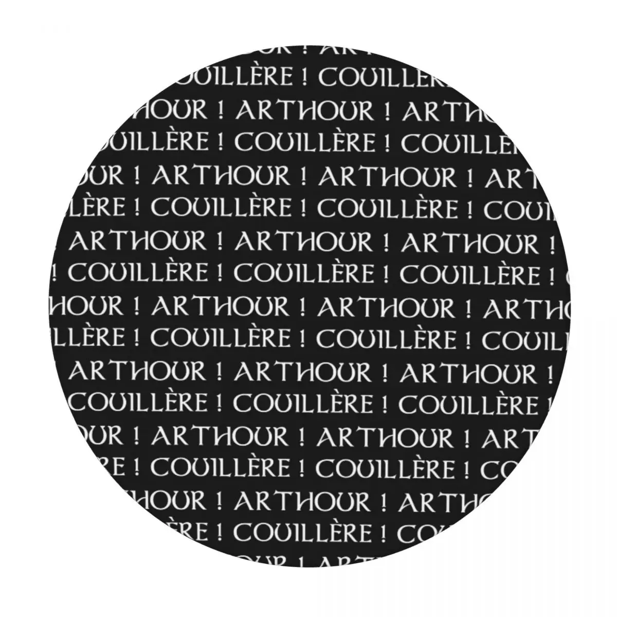Kaamelott - Arthour Couillette! Waterproof Round Tablecloth Oilproof Table Cloth for Kitchen Events Dining Table Cover