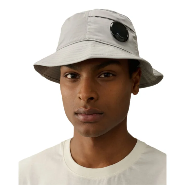 Outdoor Unisex Wide Brim Bucket Hat Sun Protection Fashionable Versatile Mountain Climbing Cap Spring Summer Seasonal Accessory