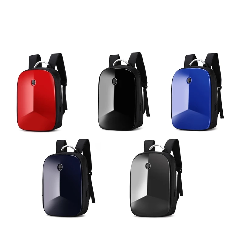 

Waterproof Wear-resistant PVC Men Backpack with Usb Charing Port for Creative Password Lock Laptop Bag Fashion Schoolbag