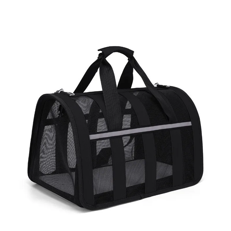 Foldable Mesh Ventilated Pet Shoulder Carrier Portable Outdoor Travel Breathable Handbag For Kitten Puppy Small Dogs Cats