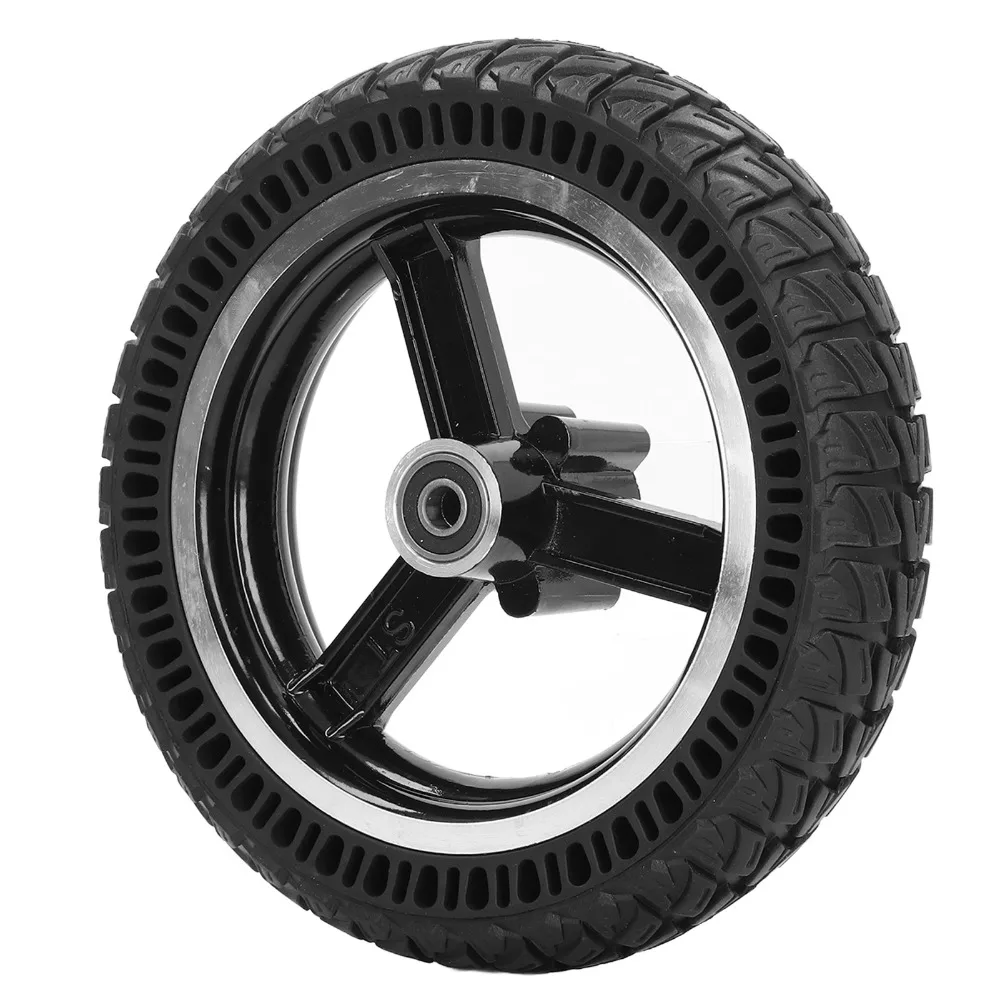 

Rubber Electric Scooter Front Wheel Explosion-Proof 9x2.25 Inch Shock Absorbing Wheel Hub Non Slip Shock Absorbing for Kugoo M4