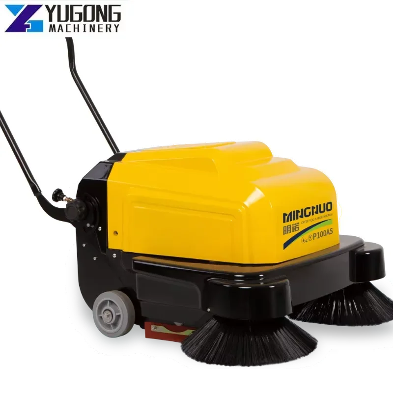 MN-P100AS Industrial Electric Sweeper Walk Behind City Street Sweeper Floor Cleaning Machine Floor Sweeper Machine for Mexico