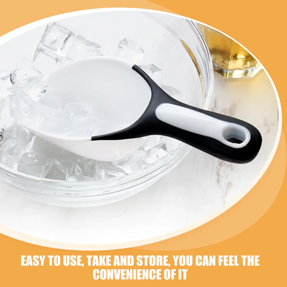 

2Pcs Reusable Kitchen Shovel Multi-Functional Ice Flour Scoop Compact Lightweight Easy Use Store Home Bar Restaurant
