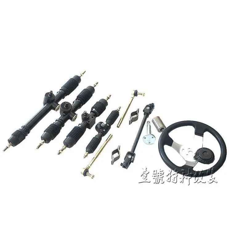 Modified Four-wheel Electric Motorcycle Beach Karting Accessories Steering Wheel Steering Ball Pull Rod Assembly of Steering