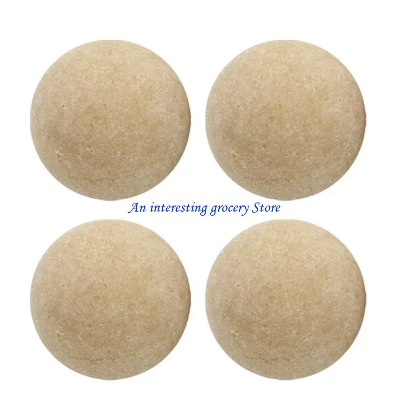 652D 4Pcs Cork Foosballs Football Table Tabletop Game Sports HIPS Foosballs Football