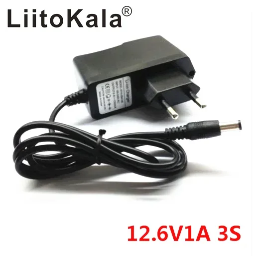 LiitoKala-cargador de batería de polímero de litio, adaptador de corriente de 1-5 piezas, 12,6 V, 3A, 5A, 18650 V, 12. 6v1a, cambiador de luces completo