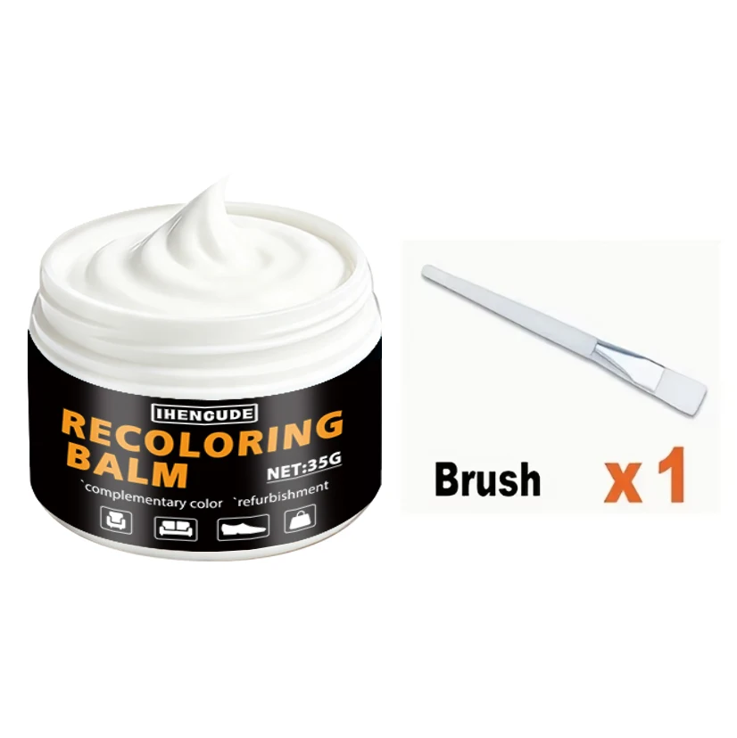 Nieuwe Witte Schoenrand Reparatiecrème 35g - Professionele Reparatiecrème voor Sportschoenen, Laarzen en Leren Schoenen, Gemakkelijk te Kleuren en te Repareren