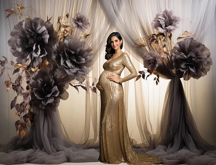 Mehofond ผ้าม่านสีดำติดพื้นหลังสำหรับถ่ายรูป, ผ้าม่านสีดำสำหรับผู้ใหญ่สำหรับงานแต่งงานวันเกิดคลอดศิลปะฉากหลังถ่ายภาพสตูดิโอถ่ายภาพบุคคล