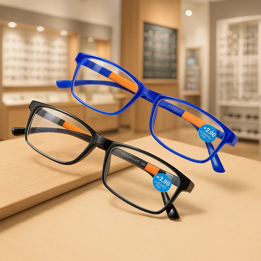 1pc Stylish Blue Light Blocking Glasses Lightweight Comfortable Reading Glasses Presbyopic Eyewear For Men Everyday Use Ideal