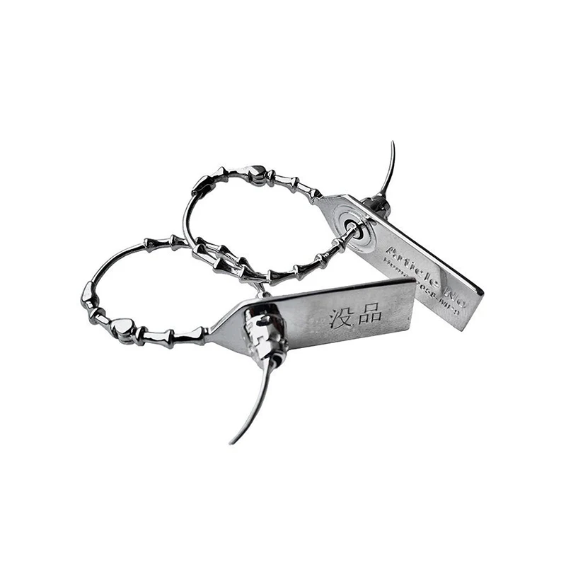 2023 New Anti-theft Buckle Earrings Metal Cyberpunk Style Men\'s And Women\'s Jewelry Party Gifts