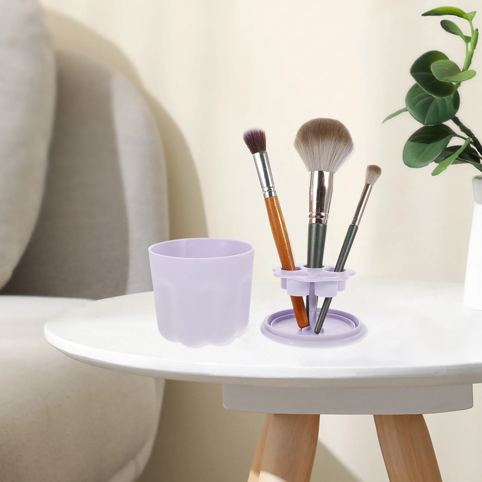 1세트 메이크업 브러쉬 클리닝 볼 재사용 가능한 스크러버 패드 효율적인 뷰티 도구 클리너 키트