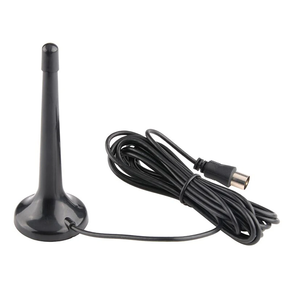 Telescopic Indoor Retractable FM Car Radio Antenna Magnetic Base UHF VHF Digital TV Antenna