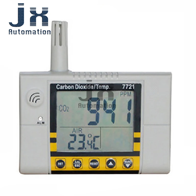AZ7721 AZ7722 Wall Mounted CO2 Monitor Carbon Dioxide Detector Air Quality Meter Temperature Humidity Tester