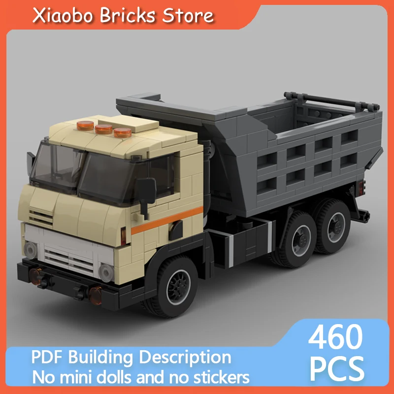 

City Service Car Model MOC Building Bricks 55111 Dump Truck Modular Technology Gifts Holiday Assemble Children Toys Suit