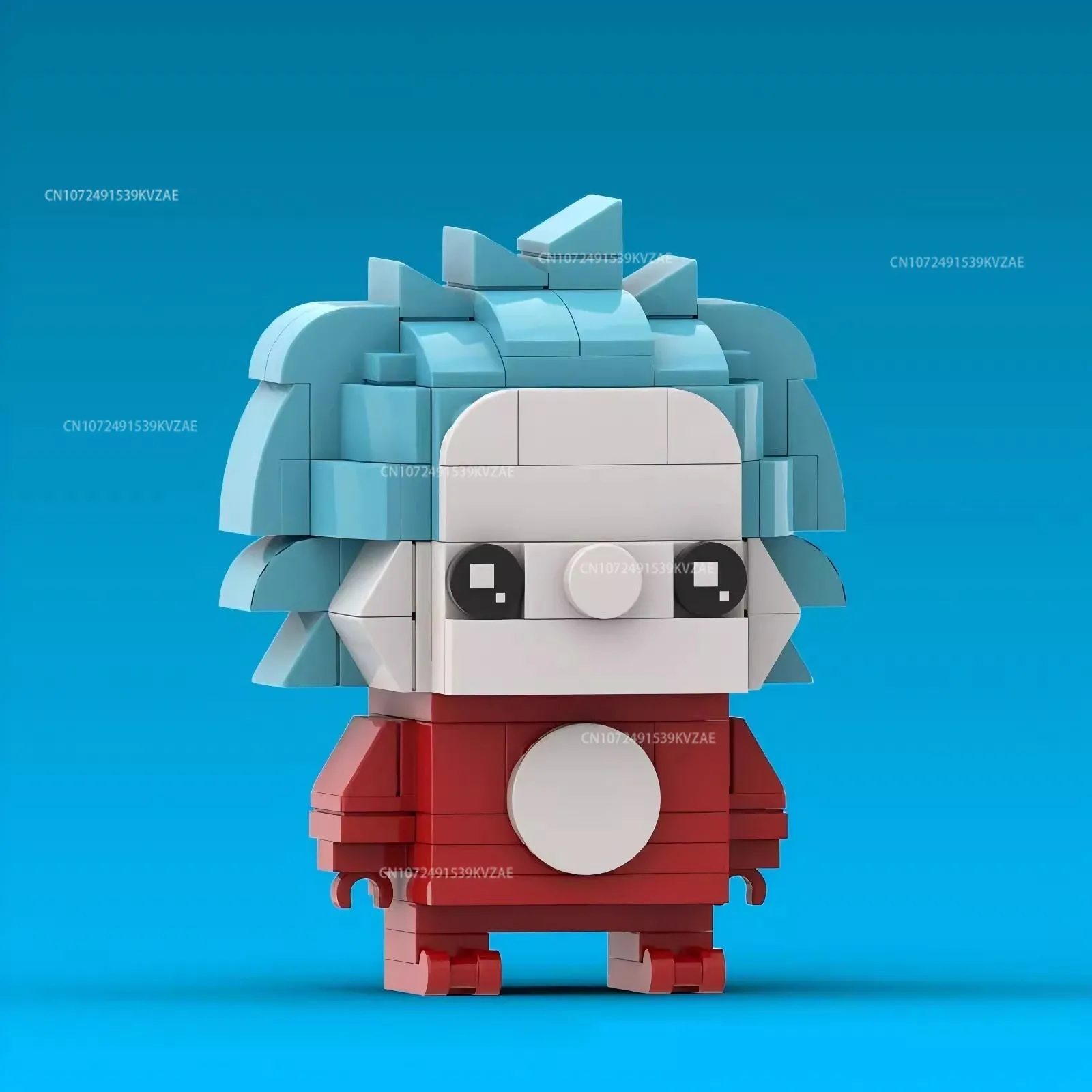 MOC الفيلم الكلاسيكي اللبنات المستقيمة الدكتور سوسيد الحب شخصيات الحركة الكوميدية أفكار مجموعة الطوب اللعب الهدايا #3