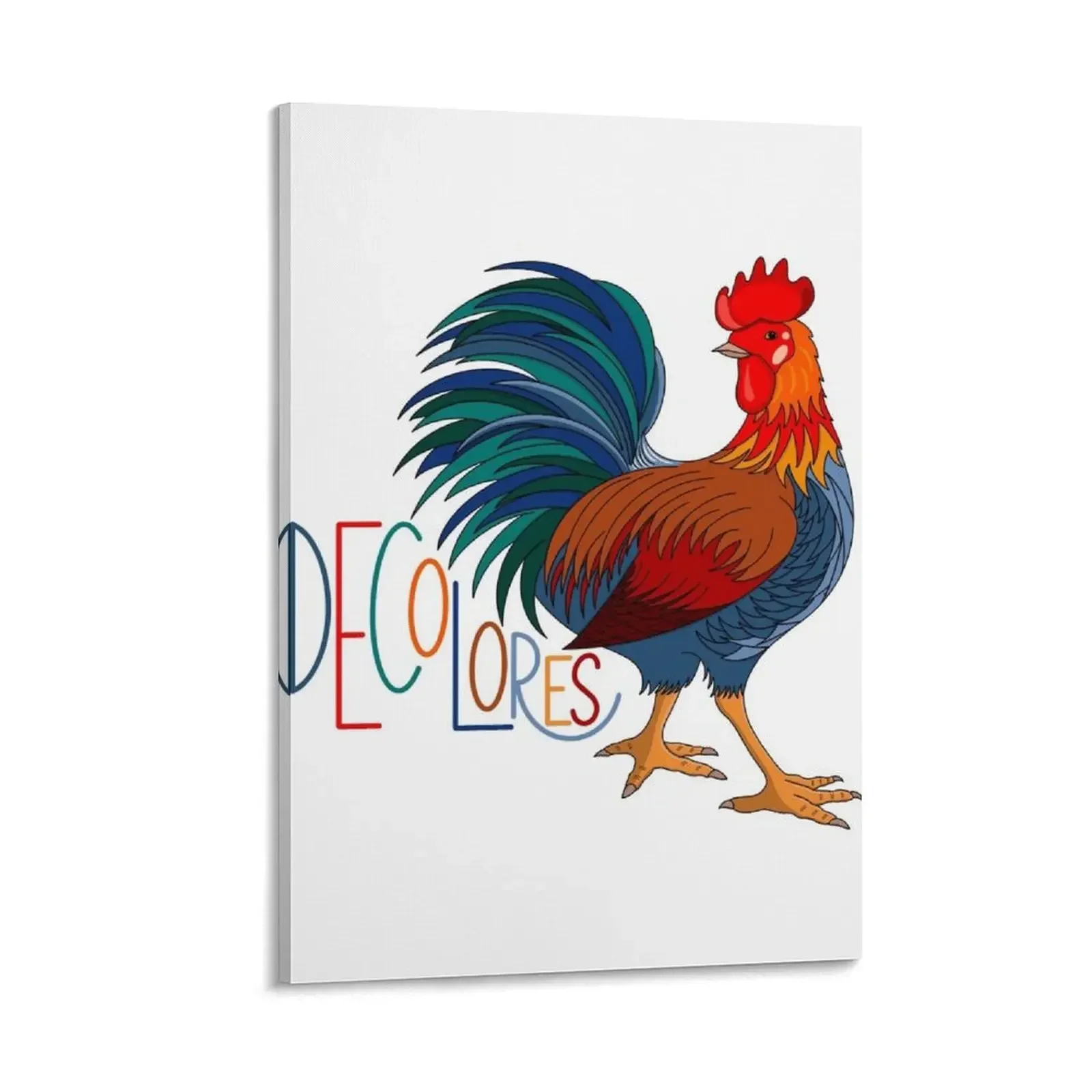 

DeColores Cursillo Rooster Canvas Painting wall art canvas painting Decoration bedroom Decoration pictures room wall
