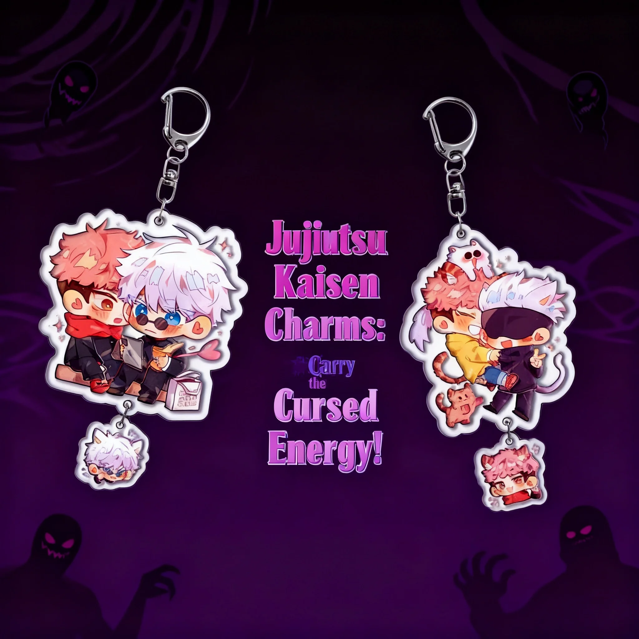 

Anime Keychain Acrylic Keychain Jujutsu Kaisen Yuji Itadori Pendant Accessory In Stock Ready to Ship Anime Merchandise Gift for