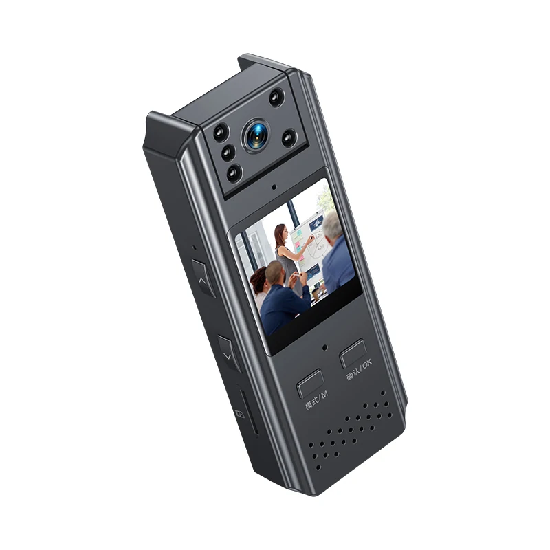 M22 HD 4K WIFI Mini Camera CCTV Body Borst Cam Terug Clip IR Nachtzicht An-ti Shake auto Recorder 0.96 inch Scherm