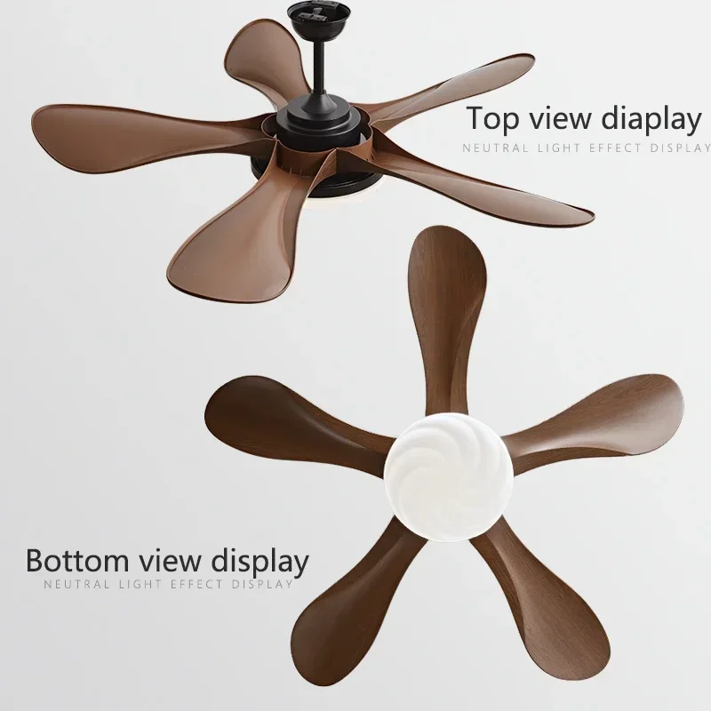 58Inch Modern 96W LED Ceiling Fan Light Strong Winds Restaurant Living Room Household Electric Fan Mute With Lamp Ceiling Fan