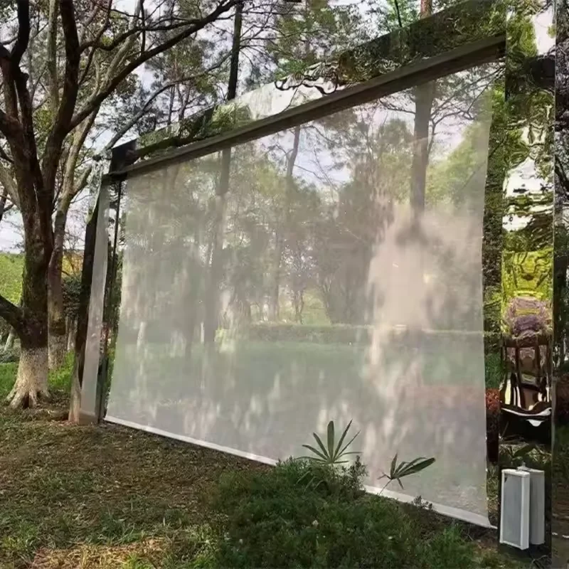 3D Holographic Gauze Hologram Mesh Screen Pepperscrim Projection Holo Gauze Holographic Projection for Stage Show Music Concert