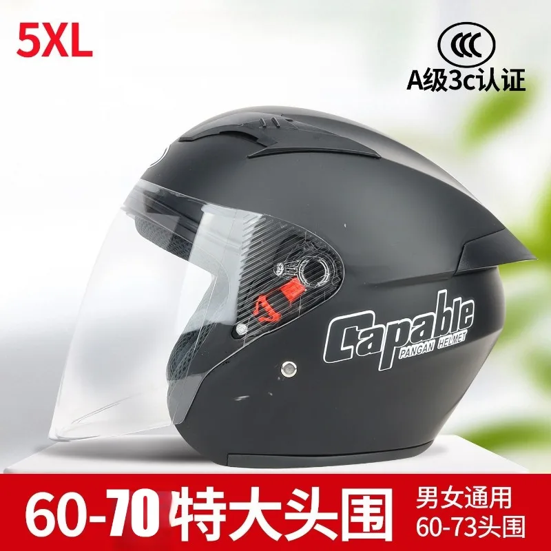 Unisex Motorcycle Helmet 60-76cm Big Head Size 5XL 6XL 7XL All Seasons Safety Riding Gear 범블비헬맷 motorcycle helmet