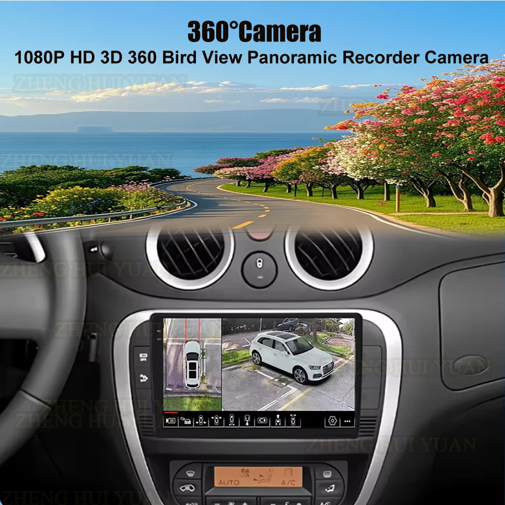 Android 16 CarPlay Auto Car Radio Multimedia navigation video Autoradio Stereo For Citroen C2 C3 2001 2002 2003 - 2010 view 5