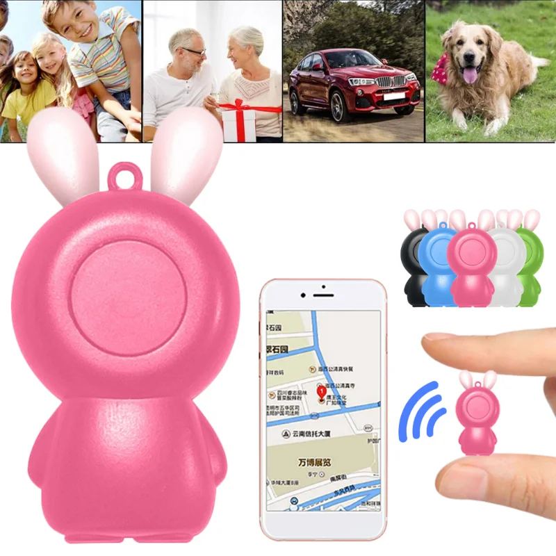 Mini rastreador de actividad antipérdida para perros y gatos, rastreador GPS con Bluetooth 4,0, bolsa, BILLETERA, localizador de llaves para mascotas, Alarma para bolsas de bebé