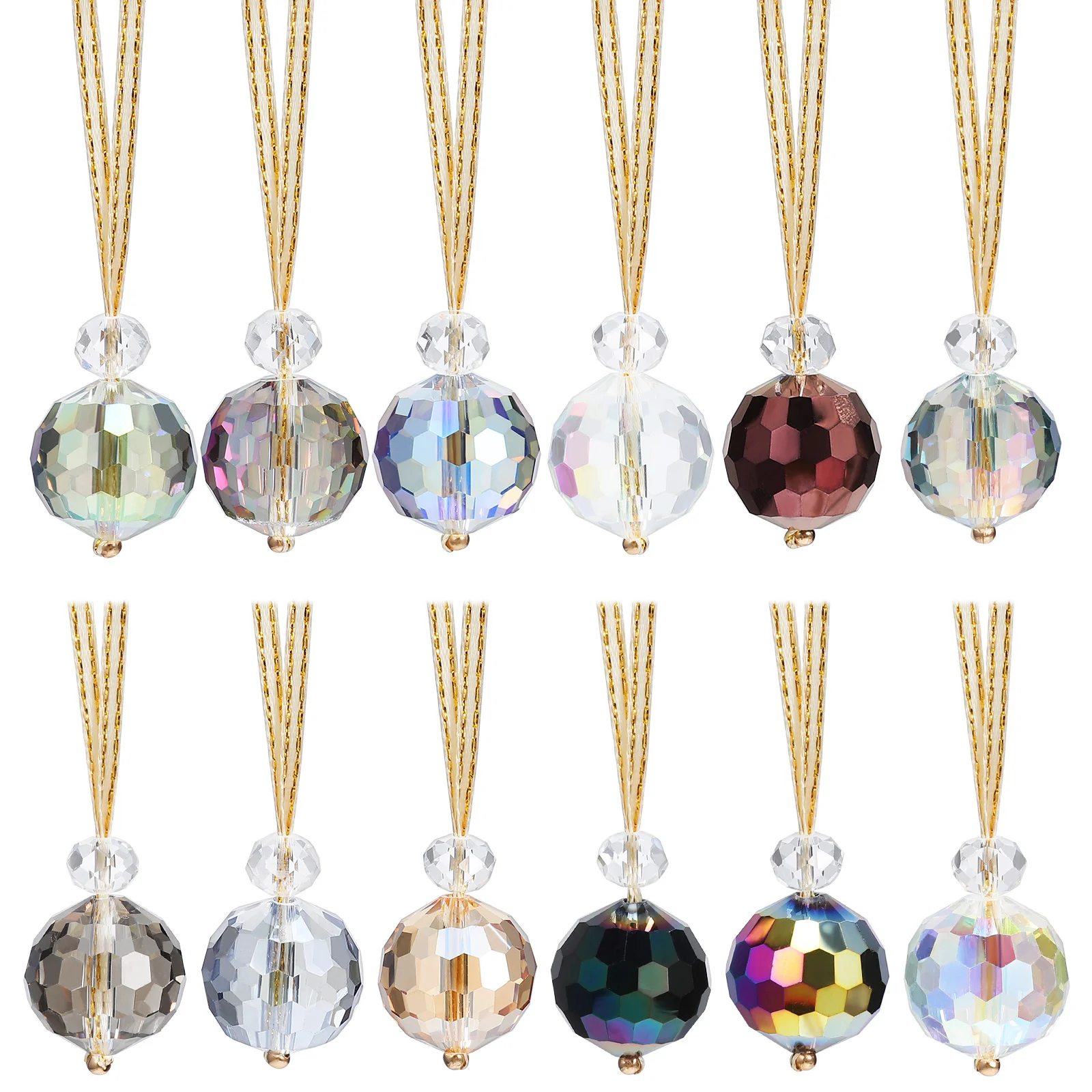 

1Set Hanging Crystal Balls Colorful Prisms Sun Catcher Ornaments for Window Ceiling Decor Sun Catcher Hanging Crystal Decors