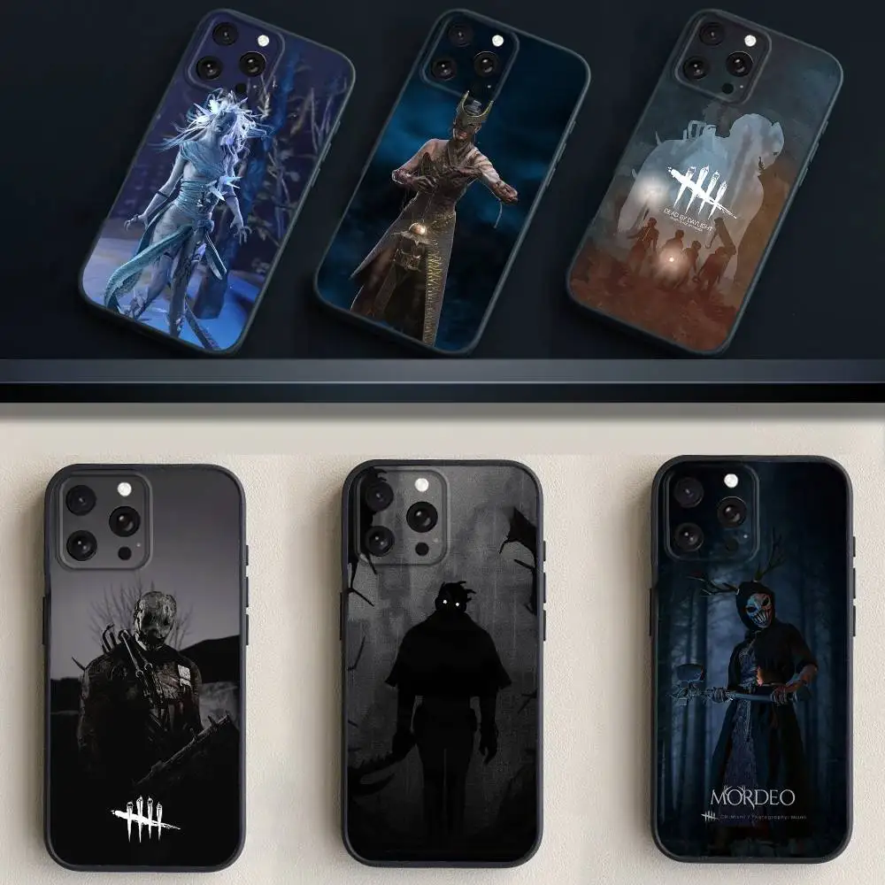 

D-Dead By Game D-DaylightS Phone Case For iPhone 16,15,14,13,12,11 Plus,Pro Max,XS,X,XR,SE,Mini,8,7,Soft Silicone Black Cover