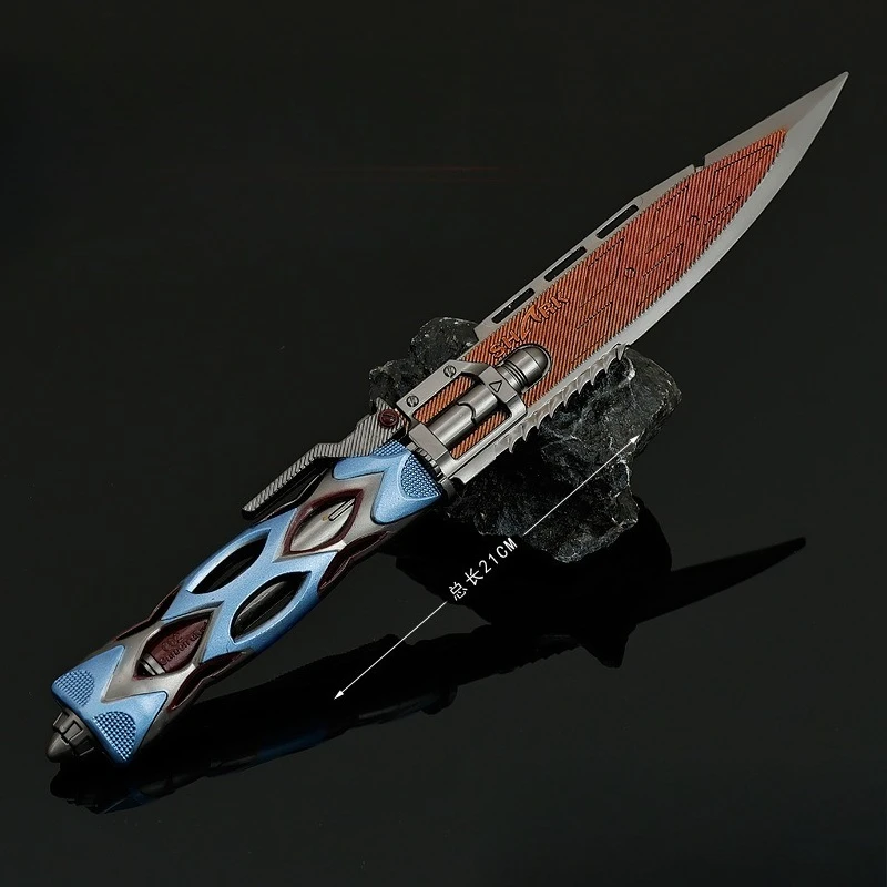 Couteau tactique à cavité périphérique de jeu d'arène de 22cm, modèle d'accessoires de Cosplay, artisanat de bureau, ornement de collection, jouet pour garçon, cadeau