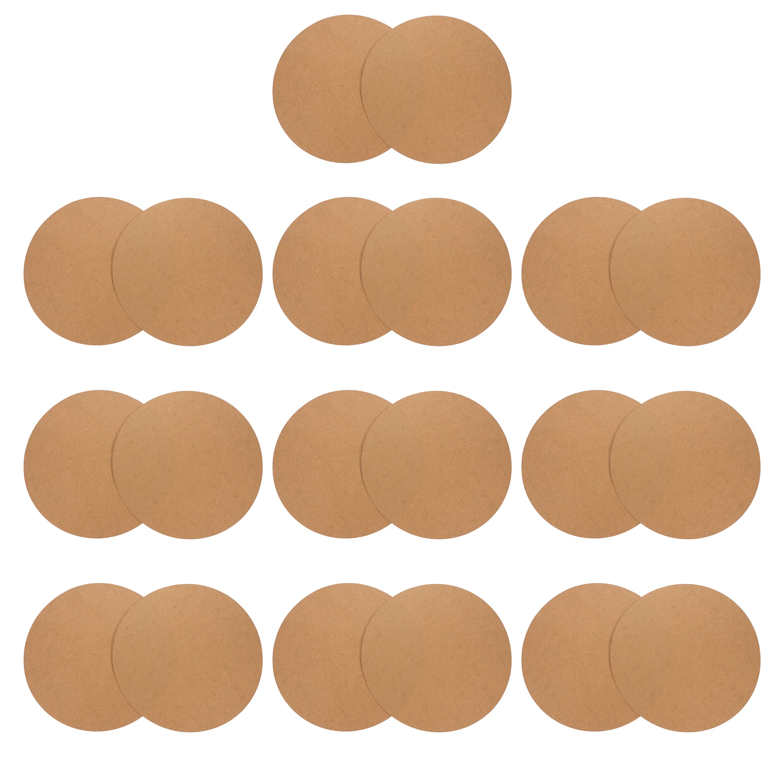 20pcs Round Painting Cardboard Colorful Handmade Boards Premium Paper Office Supplies Art Projects DIY Decorations