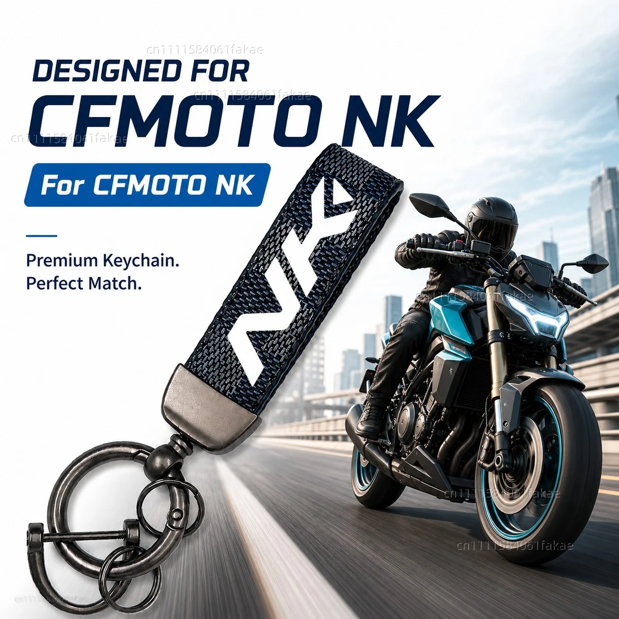 For CFMOTO 450NK 675NK 800NK 125NK NK 675 NK 450 NK 800 Motorcycle Keychain Custom Logo Gift for Rider Men Women