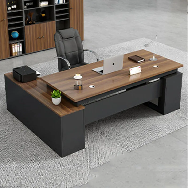 Chinese Style Big Size Office Desk Minimalist Design Modern Aesthetic Office Desk Universal Escritorio Oficina Home Furniture