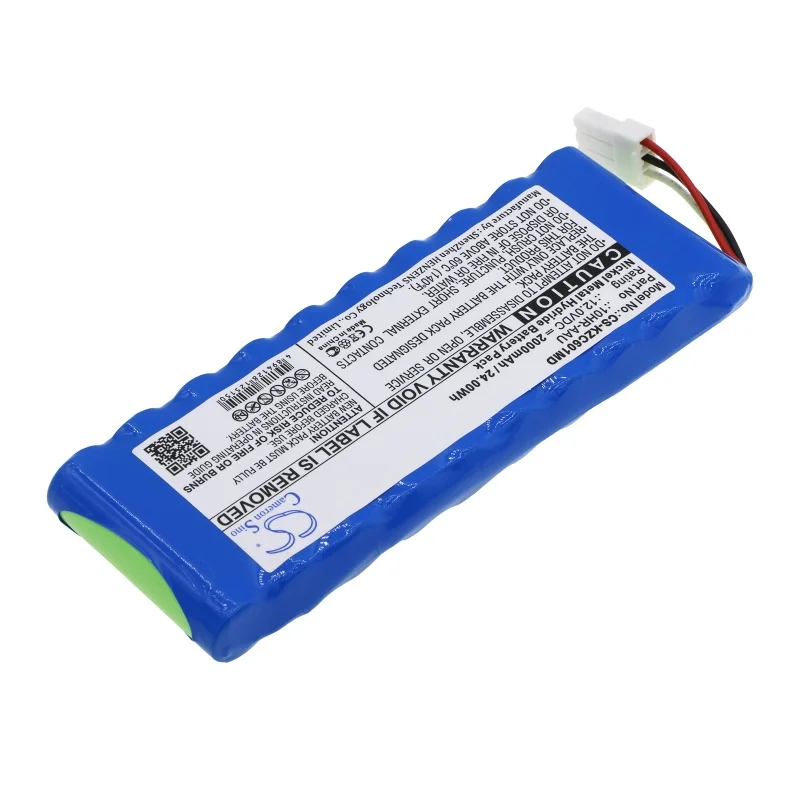 12.0V 2000mAh Medical Battery 10HR-AAU for Suzuken Kenz ECG 305, ECG-305, For Kenz Cardico ECG-601, Cardico 601 +TOOL