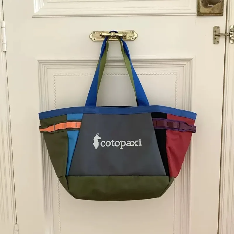 2026 حقيبة يد كبيرة ملونة جديدة 30L جيب كتف واحد الألبكة الدوبامين حقيبة يد حقيبة سفر في الهواء الطلق #3