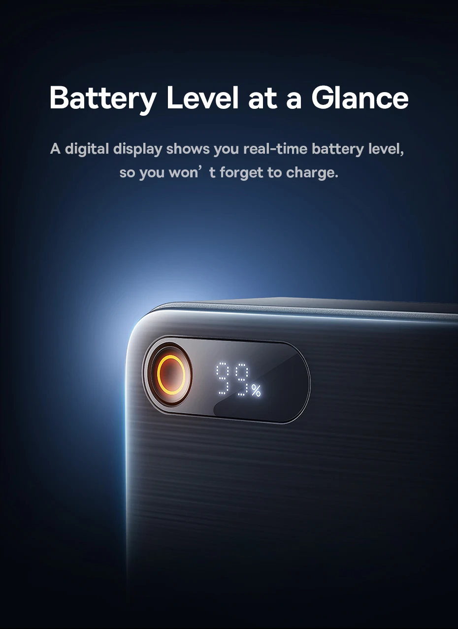 Baseus 1200A Auto Starthilfe Power Bank 12000 mAh Auto Batterie Booster für Diesel Benzin Auto Notstartgerät – Detail 10