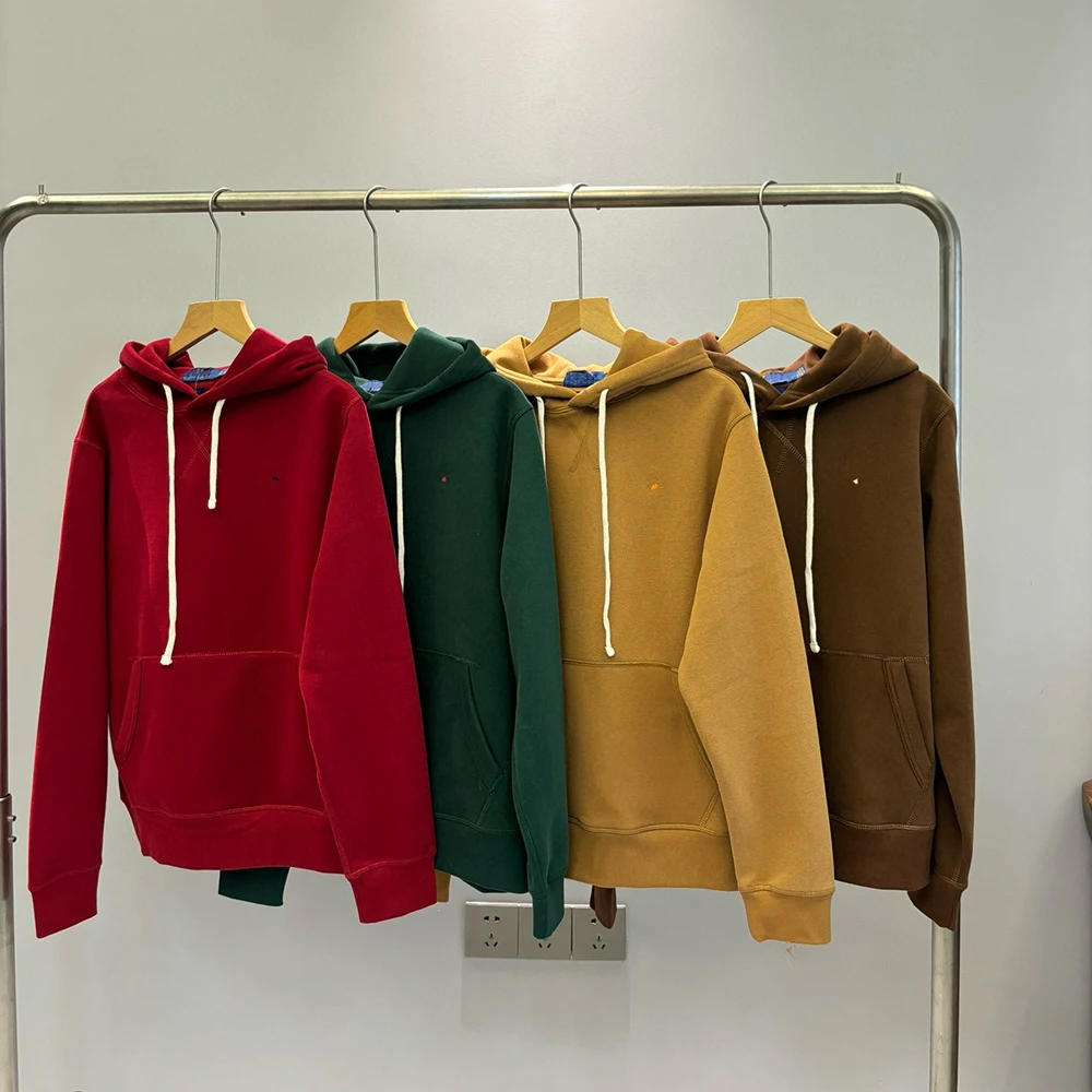 

Winter New Couple Color Embroidered Soft Warm Cotton Fce Dstring Hoodie Casual Loose Fit Sweatirt