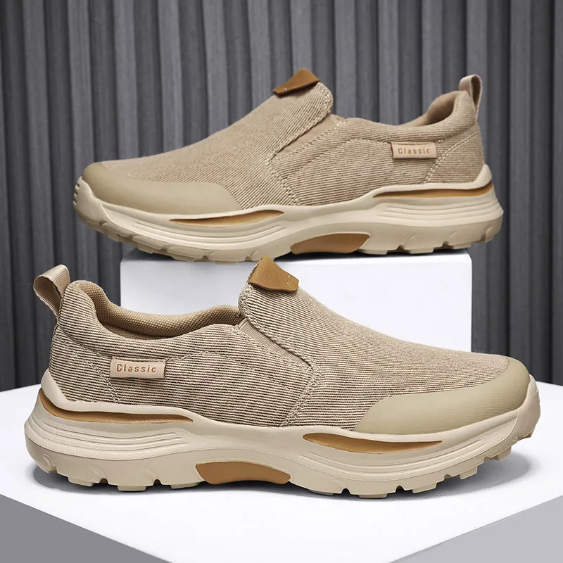 

YRZL Breathable Sneakers for Men 2025 Lightweight Non Slip Casual Shoes Slip on Comfortable Walking Shoes Men Fashion Footwear