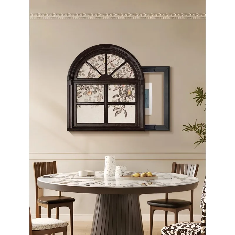 

Medieval style meter box decorative painting distribution blocking hanging painting electric switch network cable