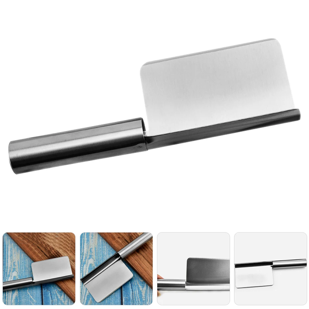 

2pcs Stainless Steel Sweeper Manual Cleaner Tabletop Scraper Restaurant Equipment Kitchen Crumb Tool For Home Dining Areas