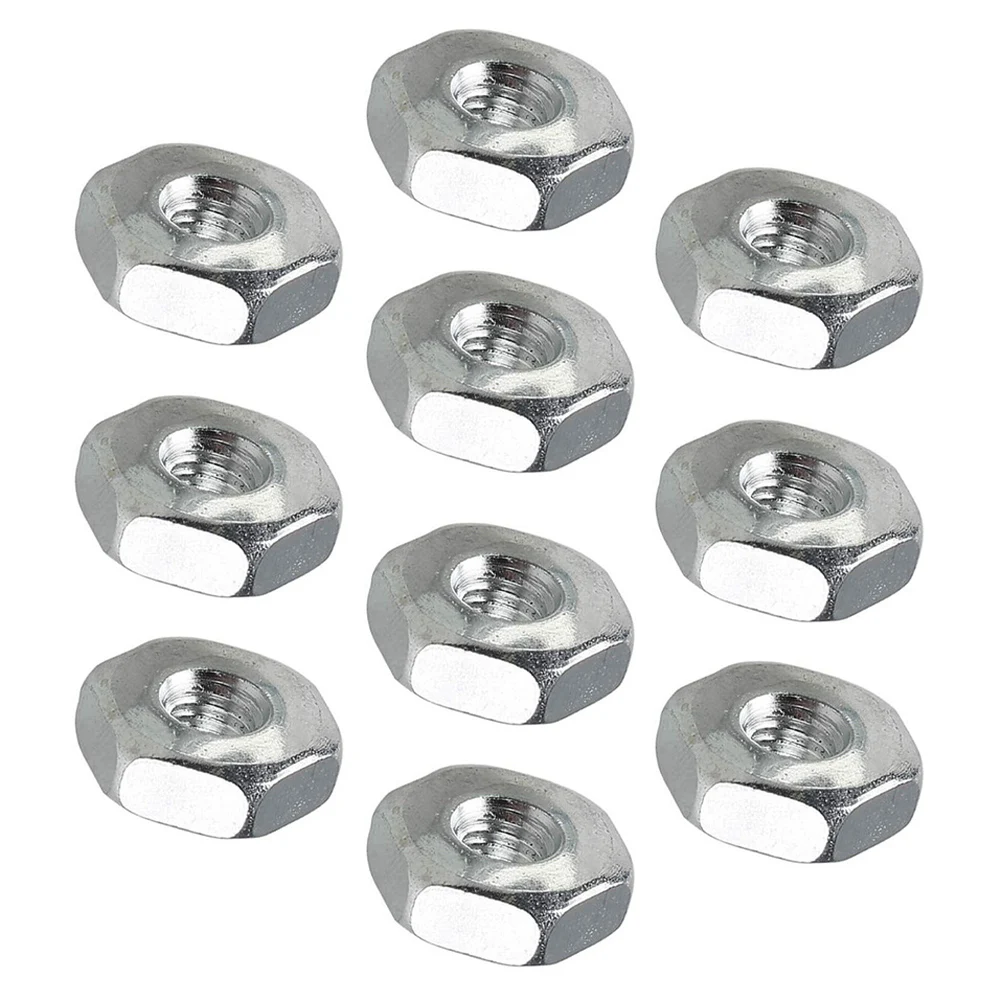 10pcs M8 Guide Bar Nuts Fit For Stihl MS 180 250 381 361 440 660 Chainsaw Parts