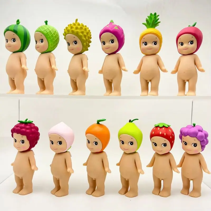 Sonny Angel Party Angel Fruit Series Blind Box Auto-accessoires Mobiele accessoires Cupido Handgemaakte Anime Leuk cadeau Speelgoedornament