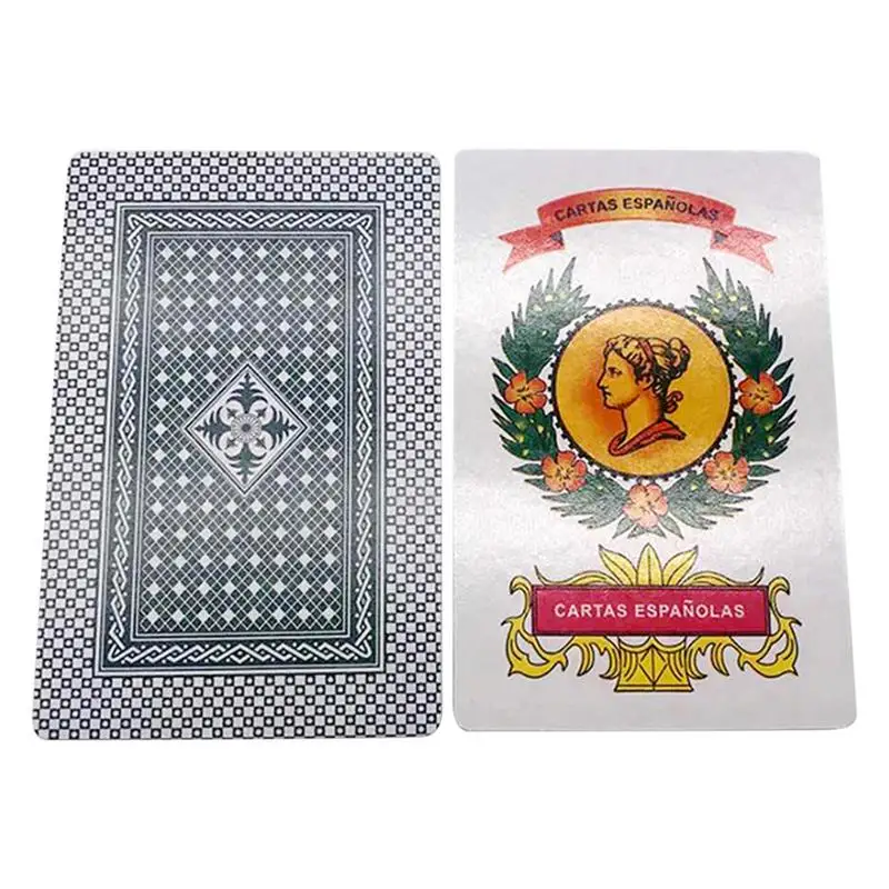 50 Spanish Playing Cards Fun Spanish Playing Cards Creative Cards Game With Beautiful Patterns Clear Printing Social Interaction