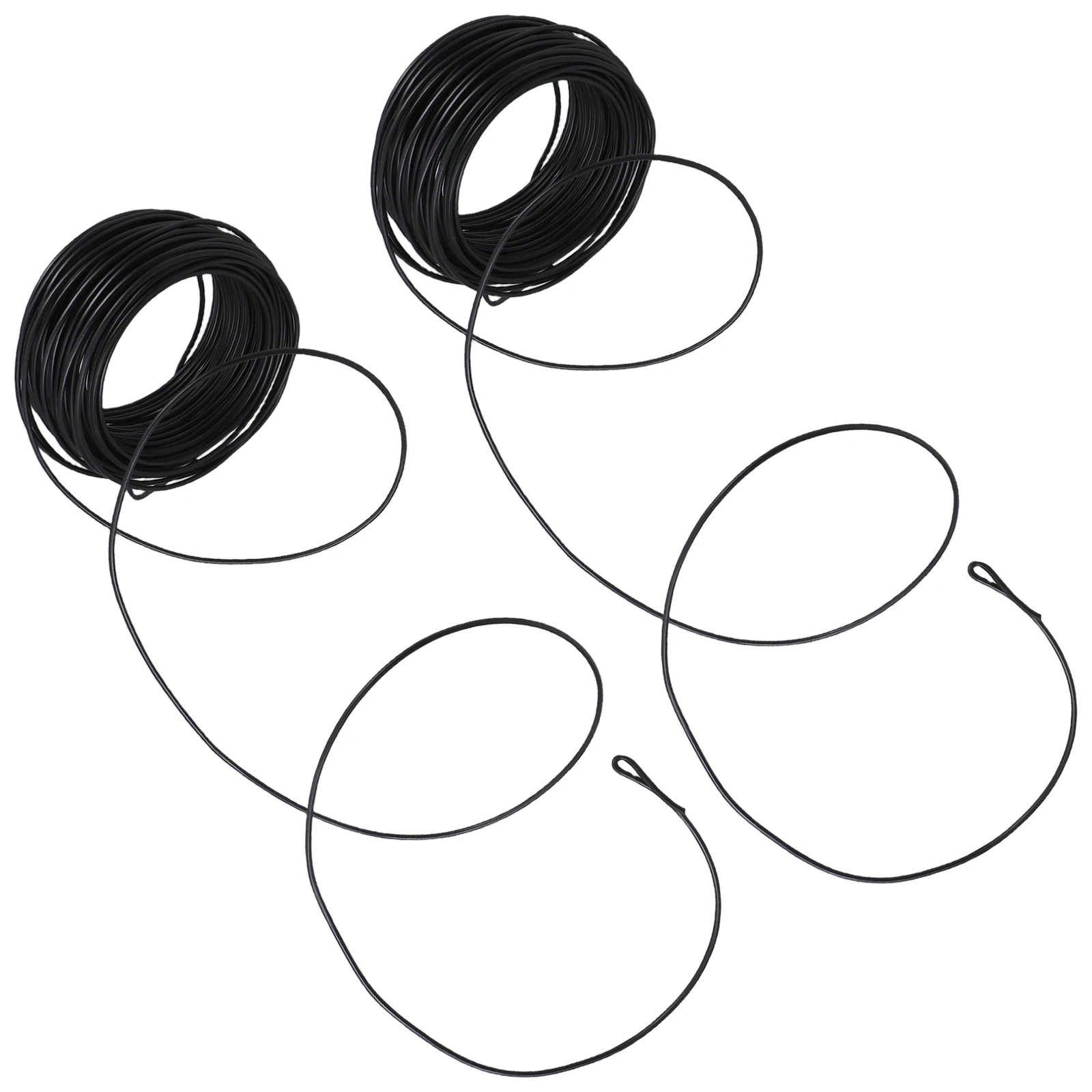

2pcs 2 Rolls Industrial Zip PVC Coated Cable Ties Electrical Wire Tie Cord Bundling Strong Zip Coated Binding Wire Ties