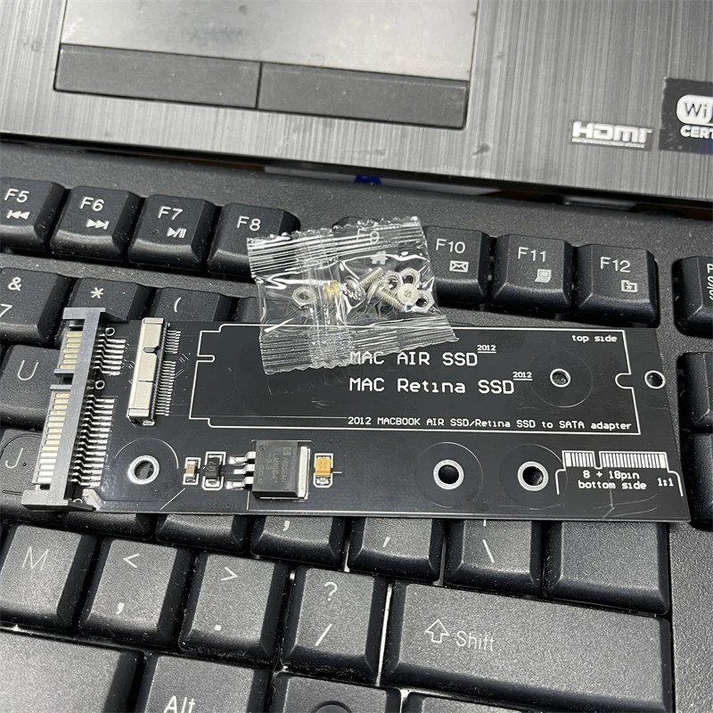 ใหม่ Mac 2012ไปยัง SATA 3.0 6Gbps อะแดปเตอร์การ์ดไรเซอร์บอร์ดแปลงรองรับ MacBook Air Retina A1465/A1466/A1435/A1436 7 + 17Pin SSD