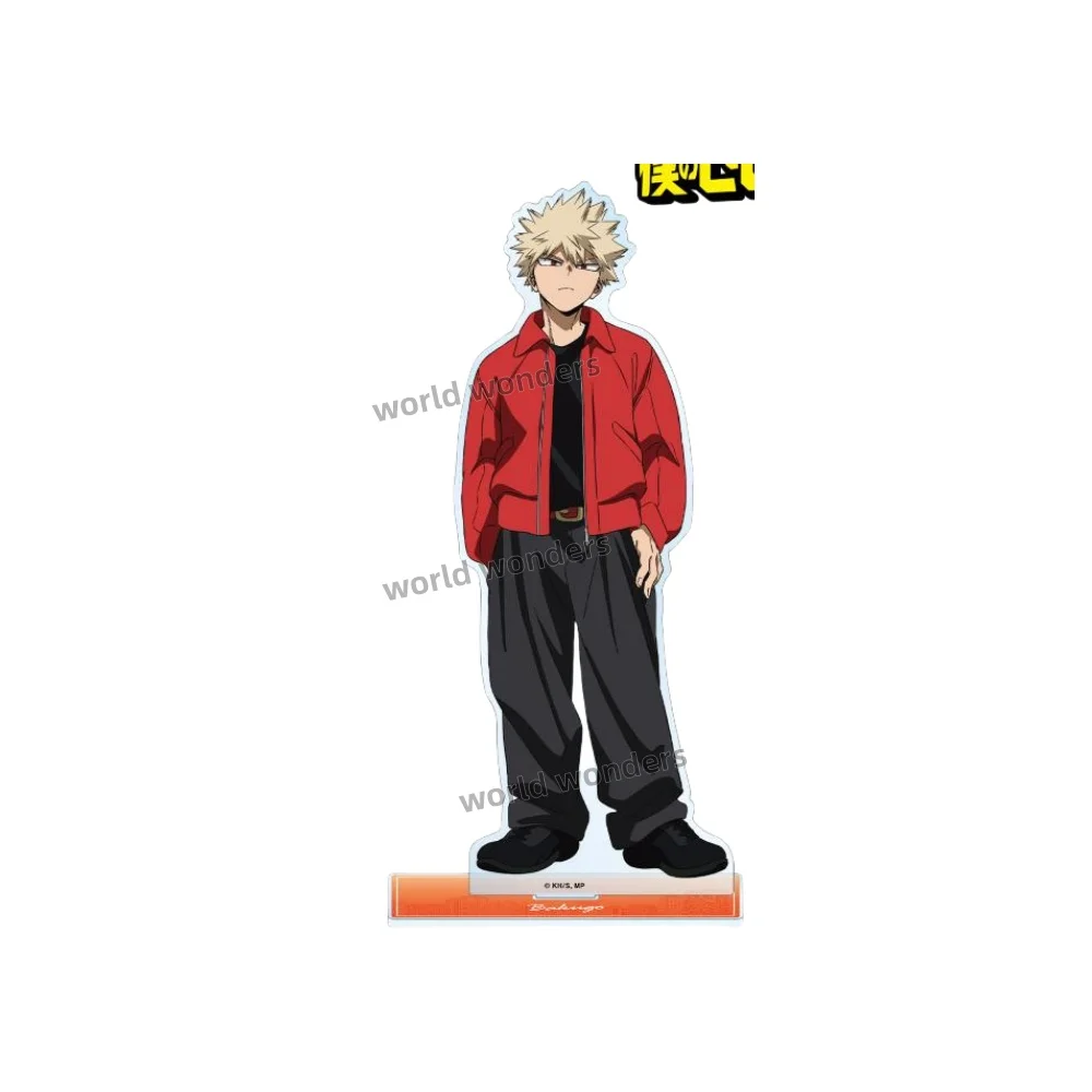 Anime nuevo My Hero Academia soporte acrílico modelo figura Cosplay soporte de placa Topper Fans Navidad escritorio decoración placa regalo