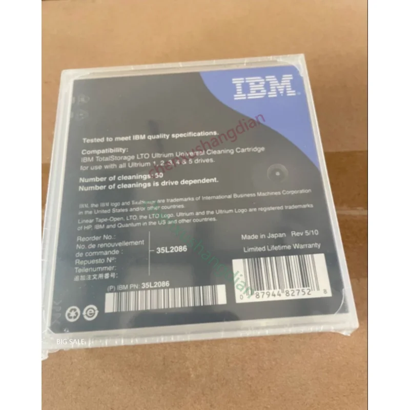 PARA fita de limpeza IBM LTO 35L2086 para unidades de fita LTO de 1a-9a geração