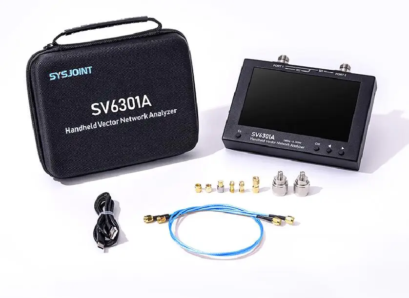 

SV6301A 1MHz-6.3GHz 7 inch Touch LCD Vector Network Analyzer HF VHF UHF Antenna Analyzer Upgrade of NanoVNA VNA