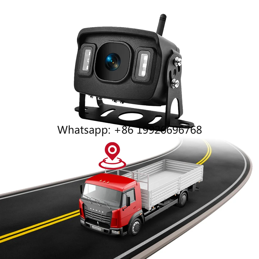 4G Wireless Truck Camera GPS Beidou AHD 1080P Dump Truck Backup Camera IP68 Waterproof Wide Angle Night Vision DC 12V
