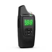 KSUN V6 USB Charging PTT Mini Walkie Talkie Hidden Display UHF Two Way Radio